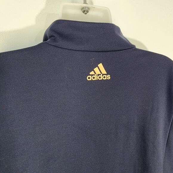 Adidas X Zoe Saldana Track Jacket Women Small Full Zip Navy Pockets Logo Legacy - Picture 10 of 14
